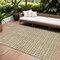 Homeroots 9' X 12' Gold And Beige Geometric Washable Indoor Outdoor Area Rug 583286 - alternate 1