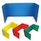 Flipside Assorted Premium Corrugated Plastic Study Carrel Pack of 12 19279 - alternate 1
