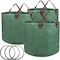 Ipower 16-Gallon Lawn Garden Leaf Waste Bags, Heavy Duty Reusable Standable with Handles Sturdy, 3PK LGWBAG16X3 - alternate 1