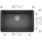 Blanco Precis 27 Single Bowl, Anthracite 522259 - alternate 2