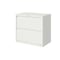 Hirsh 30 in W 2 Drawer Lateral File Cabinet, White, A4/Legal/Letter 23696 - alternate 2