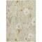 Homeroots 3' X 5' Wheat And Ivory Floral Washable Indoor Outdoor Area Rug 611174 - alternate 2
