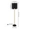 Jonathan Y Joel 63.5" Coastal Bohemian Scallop Shade Rattan/Metal LED Floor Lamp w/ Pull Chain, Black/Brass Gold JYL1153C - alternate 2