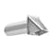 Lambro 344S Hood Vent, 6 in W Hood, 4-3/4 in H Hood, 4 in Duct, Aluminum Hood 344/S - alternate 1