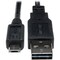 Tripp Lite USB Reversible 2.0 Cable, 5Pin, MicroB, 6" UR050-06N - alternate 1