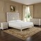 Homeroots Three Piece White Solid Wood Bedroom Set 643649 - alternate 2