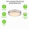 Westinghouse Lauderdale 16in 23W LED Indoor Flush Mount, Color Temp Select, Brushed Nickel, Frosted Acrylic 6136400 - alternate 2