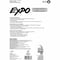 Expo Vis-a-Vis Wet Erase Markers, Ultra Fine Point, Assorted, 12 Color Set 2211351 - alternate 2