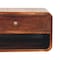 Homeroots 10" Brown Solid Wood One Drawer Nightstand 651734 - alternate 3