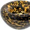 Homeroots 4" Amber And Black Cheetah Animal Print Glass Round Table Vase 574395 - alternate 2
