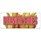 Signmission French Fries Banner Heavy Duty 13 Oz Vinyl with Grommets Single Sided B-120 French Fries - alternate 1