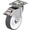 Blickle Swivel Plate Caster, PU, 6", Brake LEX-POTH 150XK-14-FI - alternate 1