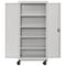 Sandusky Lee Heavy Duty Mobile Welded Steel Storage Cabinet, 36x24x72, Dove Gray TA4R362472-05 - alternate 2