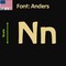 Aacc Self-Adhesive Vinyl Letter: n, Scale: 2.5 in. Color: Gold Font: Anders by, 8PK AACC-Anders-ln-Gold-I2.5x8 - alternate 1
