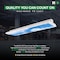 Beyond Led Technology Cloud LED Linear High Bay, 320 Watt, 25000 Lumens, 6500K, 120V-277V, 4ft, UL Listed BLT-PHB07-320WBFW1A1-WH65 - alternate 2