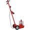 Wrightmaster 35 Ton Hydraulic Air-Operated Axle Bottle Jack with 4 Extension Saddles & Built-In Wheels, Red ZR-W46564155 - alternate 2