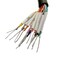 Compucableplususa 25FT DB15 2-Row Female to Bare Wire RS232 Serial Pigtail Cable - 28AWG Shielded Open End PVC DBC-15FW-25 - alternate 3
