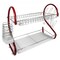 Better Chef 2-Tier 16 in. Chrome Plated Dish Rack in Red DR-165R - alternate 1