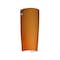 Besa Lighting Tomas Wall Sconce, Amber Matte, Polished Nickel Cap Finish, 1x75W Incandescent 704180-PN - alternate 1