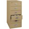 Fireking 6 Drawer, 1 Hr Fire, Vertical, 25" wide for Card Check & Notes Sand 6-2552-CSA - alternate 3