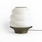 Jonathan Y Honey Pot 12 in. Minimalist Classic Plant-Based PLA 3D Printed Dimmable LED Table Lamp, White/Brown USA1001C - alternate 2