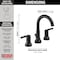 Delta Trinsic Two Handle Widespread Bathroom Faucet 3559-BLMPU-DST - alternate 2