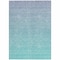 Homeroots 5' X 8' Sky Blue And Teal Blue Ombre Washable Indoor Outdoor Area Rug 588985 - alternate 3