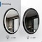 Fab Glass And Mirror Round LED Bathroom Mirror with Lights, Front Lit Makeup Mirror, Anti-Fog, 3 Colors and Dimmable HC36RD-FB - alternate 2