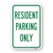 Signmission Resident Parking Only, Heavy-Gauge Aluminum Rust Proof Parking Sign, 18" x 24", A-1824-24767 A-1824-24767 - alternate 1