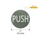 Brixwell Round Push Indicator Finish Push Dark Bronze RPU2DU - alternate 2