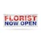 Signmission Florist Now Open, 18 Inch x 48 Inch, Vinyl Banner B-30638 - alternate 1
