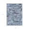Homeroots 9' X 12' Denim Blue And Blue Abstract Washable Indoor Outdoor Area Rug 609242 - alternate 3
