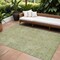 Homeroots 9' X 12' Sage Green And Brown Oriental Washable Indoor Outdoor Area Rug 603885 - alternate 1