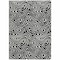 Homeroots 3' X 5' Black And Ivory Abstract Washable Indoor Outdoor Area Rug 598950 - alternate 2