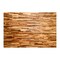 Homeroots Brown 3D Embossed Geometric Teak Reclaimed Wood Decorative Wall Panels 617482 - alternate 1