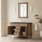 James Martin Vanities Kinnsden 48" Single Vanity, Weathered Oak w/ 3 CM Charcoal Soapstone Silestone Top D680-V48-WTO-3CSP - alternate 2