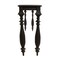 Homeroots 54" Black Solid Wood Distressed Console Table 488806 - alternate 2