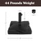 Pure Garden 44lbs Square Umbrella Stand Outdoor Base, Black 50-LG1358 - alternate 4