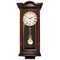 Bedford Clock Collection Grand 31 Inch Chiming Pendulum Wall Clock in Antique Mahogany Cherry Finish BED-LUCIEN - alternate 1