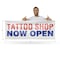 Signmission Tattoo Shop Now Open, 36 Inch x 96 Inch, Vinyl Banner B-96-30881 - alternate 2