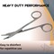 A2Z Scilab Lab Scissors 4.5 Inches with Narrow Curved Blades, Stainless Steel Tenotomy A2Z-ZR135S - alternate 2