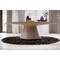 Homeroots 95" Brown Oval Solid Wood Pedestal Base Dining Table 370713 - alternate 3