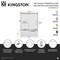Kingston Brass 60" Acrylic Alcove Left-Hand Drain Tub with Right Sliding Tub Door, White/Polished Chrome KVTAM6032L211 - alternate 2