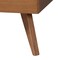 Baxton Studio Alecia Mid-Century Ash Walnut Wood Queen Size Platform Bed 253-12668-9408-ZORO - alternate 2