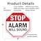 Signmission Stop Alarm Will Sound, 6 Inch X 6 Inch, Plastic Sign OC-P-6-189 - alternate 3
