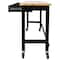 Wrightmaster 60 in. x 20 in. 3-Drawer Black Steel Workbench with 660 lb Capacity and Locking Casters ZR-60407 - alternate 2