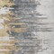 Homeroots 10' X 14' Ivory Charcoal And Silver Abstract Washable Indoor Outdoor Area Rug 582397 - alternate 2