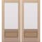 Doornmore G7501, 74.5" x 82" ( 2x36" Door) Left Hand, Mahogany 3/4 Lite Exterior Door G7501-SW-3680_2_LI - alternate 1