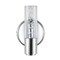Jonathan Y Bolha 5.5 in. 1-Light Minimalist Modern Bubble Acrylic/Iron Integrated LED Vanity Light, Chrome JYL7222A - alternate 4