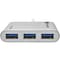 Tripp Lite 4-PORT USB 3.1 GEN 1 PORTABLE HUB - USB TYPE-C USB-C TO X4 USB-A, ALUMINUM U460-004-4A - alternate 2